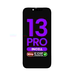 Order the LCD Assembly for iPhone 13 Pro Aftermarket Incell QV7 90HZ IC Transfer Eligible.
