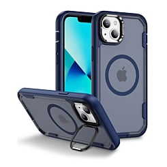 Shockproof Magsafe Case w/ Camera Stand - DARK BLUE for iPhone 13 / 14 (Only Ground Shipping)