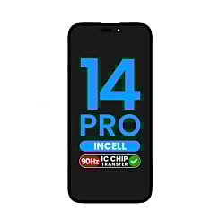 Grab the wholesale deals on the LCD assembly for iPhone 14 Pro with aftermarket Incell QV6, IC transfer eligible.
