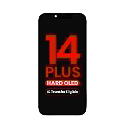 Grab the wholesale deals on the OLED assembly for the iPhone 14 Plus — aftermarket QV8 (hard), IC transfer eligible.