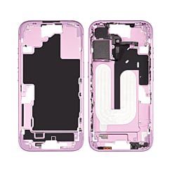 Middle Frame with Small Parts for iPhone 16 (PINK) (US Version)