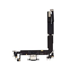 Purchase the premium black charging port flex cable for iPhone 16 Plus.