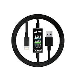 18 Kinds AV-Line Pro 1.2M Intelligent Detection of Charging Data Cable - USB L to A