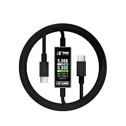 18 Kinds AV-Line Pro 1.2M Intelligent Detection of Charging Data Cable USB C-C (Only Ground Shipping)