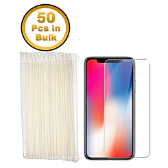 Clear Tempered Glass for iPhone 12 Mini (2.5D / Pack of 50) (Premium)