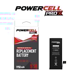 POWERCELL PRO Extended Capacity Replacement Battery for iPhone 5SE (1950 mAH)