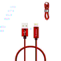 Esoulk USB A-L Non-MFI Braided Charging Cable (RED) (3ft) (30W) (Only Ground Shipping)