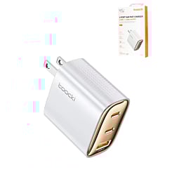 Toocki 45W USB C+C+A GaN Charger (WHITE) (Only Ground Shipping)