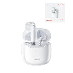 Toocki TWS Bluetooth 5.3 Wireless Earbuds (WHITE) (Only Ground Shipping)