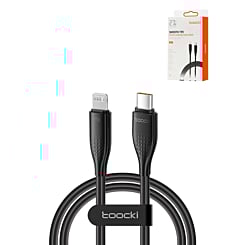 Toocki USB C-L Non-MFI Fast Charging Data Cable (BLACK) (27W) (6ft) (Only Ground Shipping)