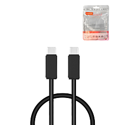 Toocki TPE USB C-C Super Fast Charging Data Cable (BLACK) (100w) (3ft) (Only Ground Shipping)