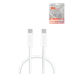 Toocki TPE USB C-C Super Fast Charging Data Cable (WHITE) (100w) (3ft) (Only Ground Shipping)