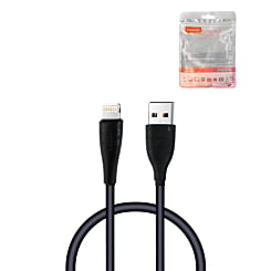 Toocki USB A-L Non-MFI Fast Charging Data Cable (BLACK) (12W) (3ft) (Only Ground Shipping)