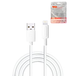 Toocki USB A-L Non-MFI Fast Charging Data Cable (WHITE) (12w) (3ft) (Only Ground Shipping)