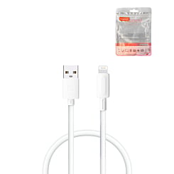 Toocki USB A-L Non-MFI Fast Charging Data Cable (WHITE) (12w) (3ft) (Only Ground Shipping)