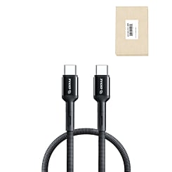 Esoulk USB C-C Braided Charging Cable (BLACK) (4ft) (30W) (Only Ground Shipping)