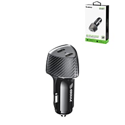 Esoulk Dual USB C+C Car Charger (BLACK) (40W) (Only Ground Shipping)