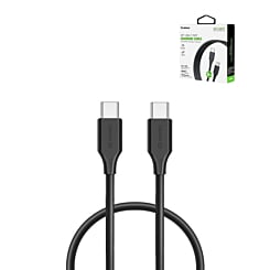 Esoulk C-C Fast Charging Cable (BLACK) (60W) (5ft) (Only Ground Shipping)