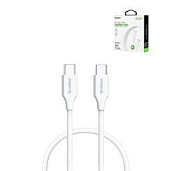 Esoulk C-C Fast Charging Cable (WHITE) (60W) (5ft) (Only Ground Shipping)
