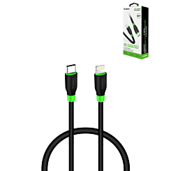 Esoulk EC33P USB C-L Non-MFI Cable (BLACK) (4ft) (Only Ground Shipping)
