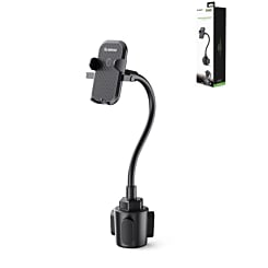 Esoulk Long Arm (11") Car Cup Phone Holder (BLACK) (Only Ground Shipping)