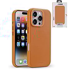xBase by PowerPeak Leather Magsafe Case for iPhone 16 Pro Max - BROWN (Only Ground Shipping)