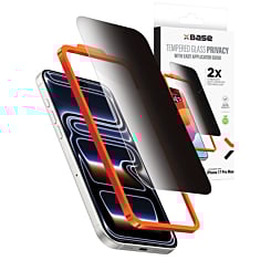 xBase Privacy Tempered Glass w/Applicator for iPhone 17 Pro Max (Single Pack)