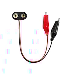 Grab the wholesale deals on the 9V battery snap with alligator clip connection wires, pack of 3.
