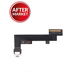 Charging Port Flex Cable for iPad Air 4 / Air 5 (White) (4G Version) (Aftermarket)