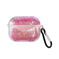 Rose Sand Glittering Clear Case - CLEAR for Airpods 4th Gen (Only Ground Shipping)