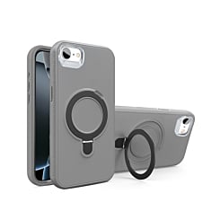 Support Heavy Duty Case w/ Wireless Charging Kickstand - GRAY for iPhone 7 / 8 (Only Ground Shipping)