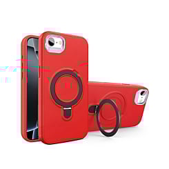 Support Heavy Duty Case w/ Wireless Charging Kickstand - RED for iPhone 7 / 8 (Only Ground Shipping)