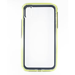 Clear Crystal Hybrid Color Bumper Case - 4 for iPhone XR (Only Ground Shipping)
