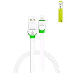 LDNIO LS33 USB A-L Non-MFI Charging Cable (WHITE) (6ft) (12W) (Only Ground Shipping)
