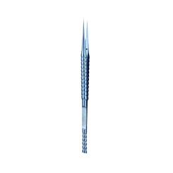 LuoWei Titanium Alloy Anti Magnetic Tweezers Suitable - Straight (BLUE) (Only Ground Shipping)