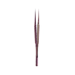 LuoWei Titanium Alloy Tweezers Bamboo Knot Style - Straight (PINK)