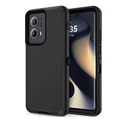 Heavy Duty Case - BLACK for Moto Edge 5G (2024) (Only Ground Shipping)