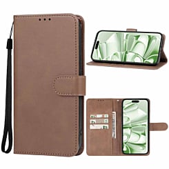Leather Wallet Case with Card Slot - BROWN for Moto G 5G (2024) (Only Ground Shipping)