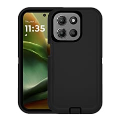 Heavy Duty Case for Moto G 5G (2025) (BLACK) (Only Ground Shipping)