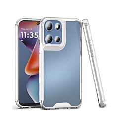Moto G Stylus 5G (2025) Hybrid Case with Air Cushion Technology - CLEAR (Only Ground Shipping)