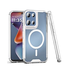 Moto G Stylus 5G (2025) Wireless Charging Case - CLEAR (Full Bottom Close) (Only Ground Shipping)