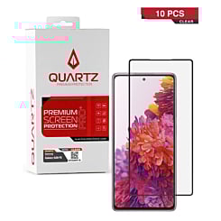 QUARTZ Clear Tempered Glass for Galaxy S20 FE (Pack of 10)