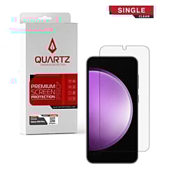 QUARTZ Clear Tempered Glass for Galaxy S23 Plus (Single Pack)