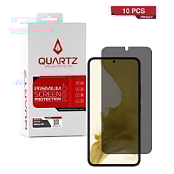 QUARTZ Privacy Tempered Glass for Galaxy S22 (Pack of 10)