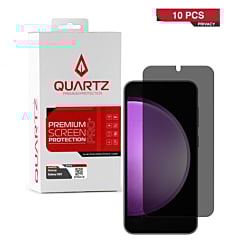 QUARTZ Privacy Tempered Glass for Galaxy S23 (Pack of 10)