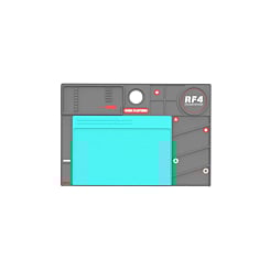 RF4 RF-PO2 Heat Resistant Silicone Maintenance Pad With Thermoplastic Work Mat (Not Returnable) (Only Ground Shipping)