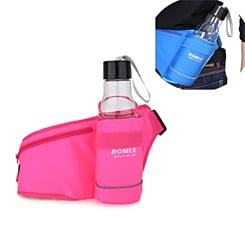 Romix Rh23 Outdoor Climbing Sport Running Water Bottle Waterproof Waist Bag (PINK) (Only Ground Shipping)