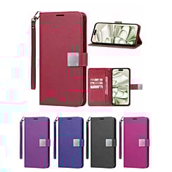 Elegant Leather Wallet Case for iPhone 16 Pro Max (Only Ground Shipping)