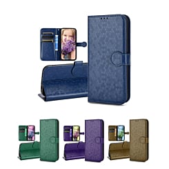 iPhone 16 Pro Max Honeycomb Design Leather Wallet Case (Only Ground Shipping)