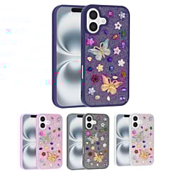 Butterfly Glitter Rhinestone Case for iPhone 17 (Only Ground Shipping)